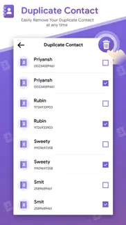 duplicate contacts remover · iphone screenshot 2