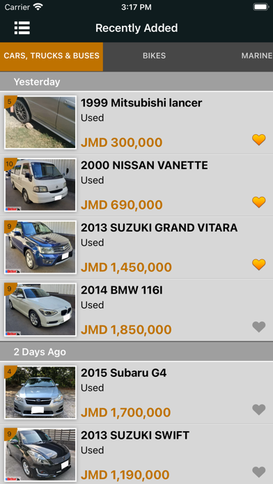 Jamaica Auto Classifieds Screenshot