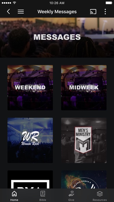 Rock Church Official App Screenshot