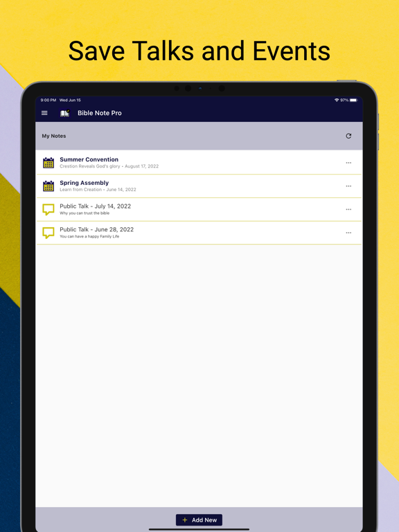 Screenshot #6 pour Bible Note Pro