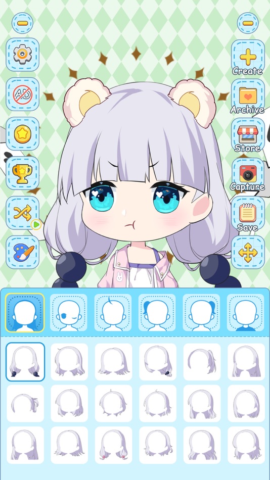 #1. Aymi Anime Avatar Maker (iOS) 由: Ayoomi