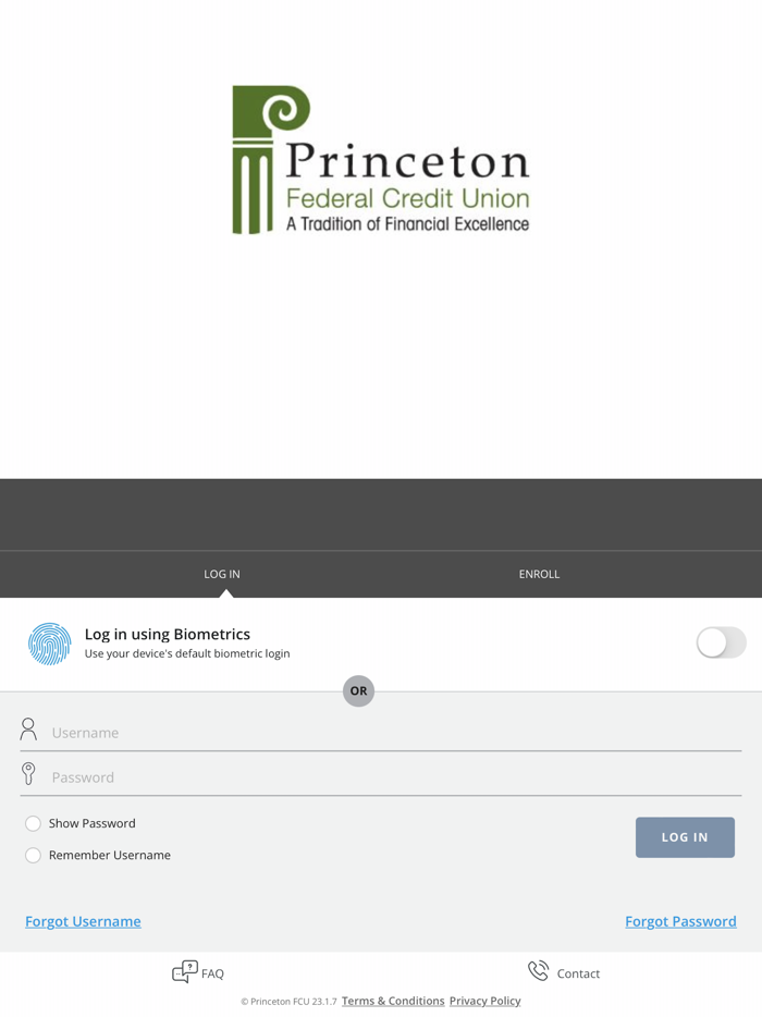 Princeton Federal CU Cards