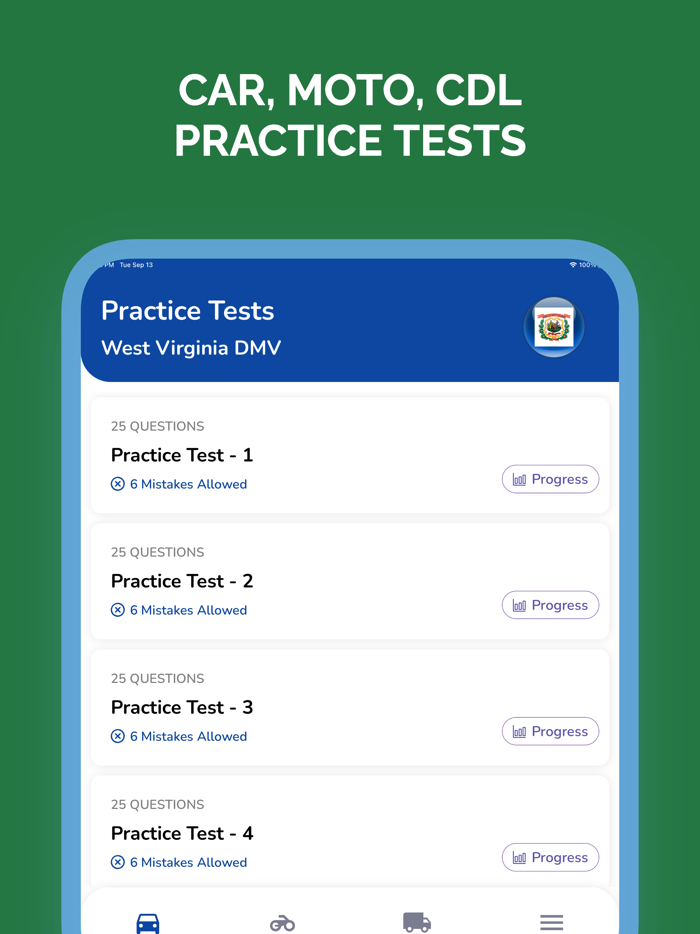 WV DMV Permit Test Prep
