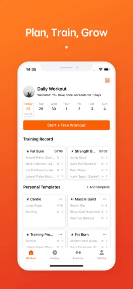 Game screenshot Workout Tracker w/ stretching mod apk