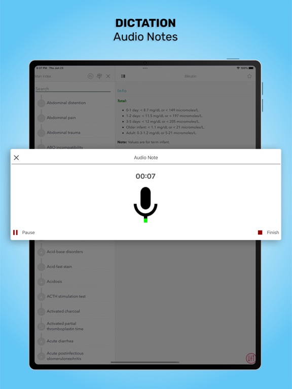 Pediatrics On Call iPad screenshot 10 - Medical app