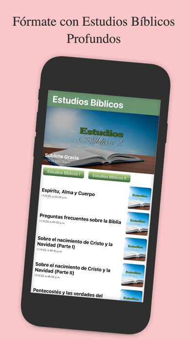 Estudios Bíblicos Profundos Screenshot
