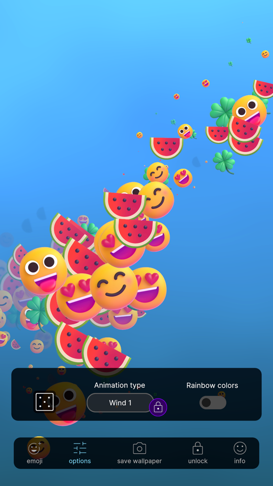 #8. MOJI MOJI : Wallpaper Maker (iOS) 由: Piotr Wysok