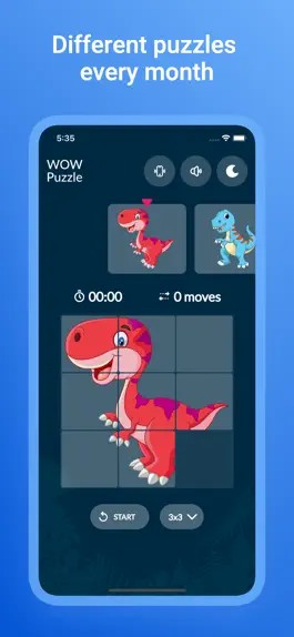 Game screenshot WOW Puzzle - Dinosaur Version apk