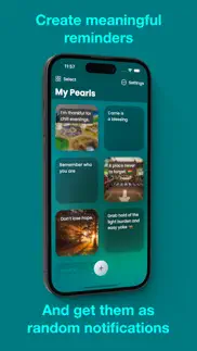 pearl: meaningful reminders iphone screenshot 1