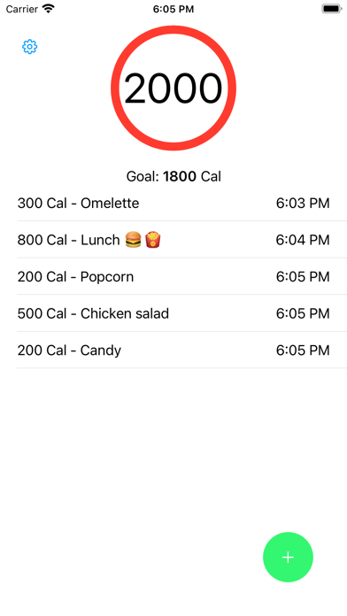 Calorie Tracker / Counter Screenshot