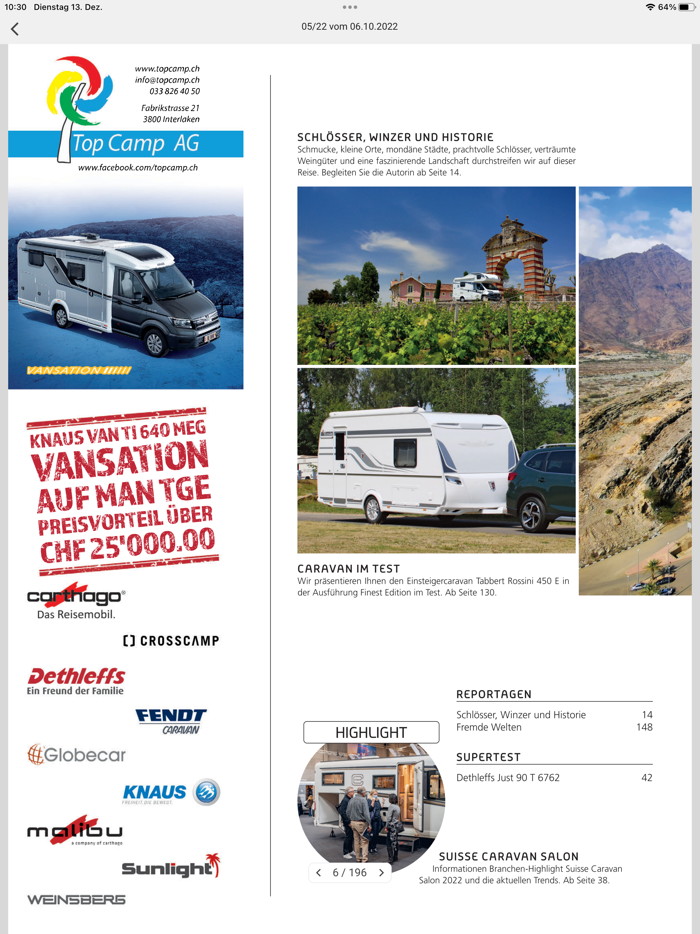 Wohnmobil and Caravan