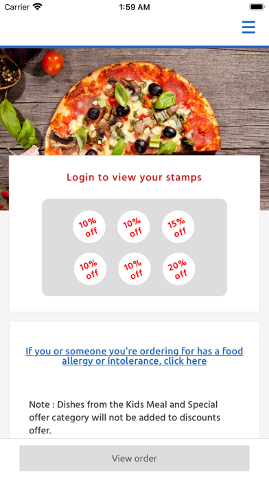 Keiano's Pizza, Blyth Screenshot