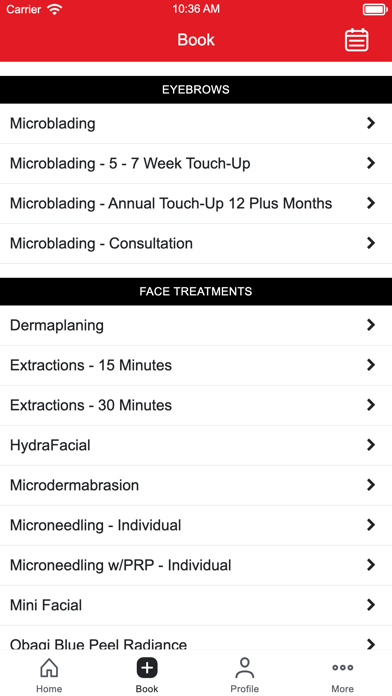 bare MedSpa & Wellness Screenshot