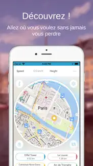 paris, carte hors connection iPhone Captures Décran 1