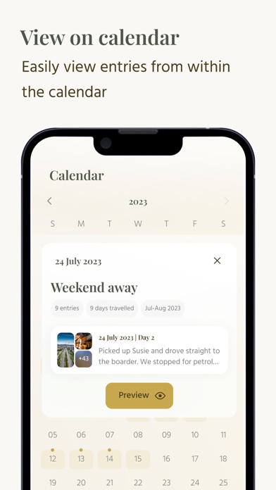 Journalfy Travel Journal Screenshot