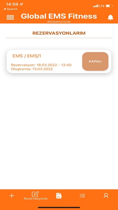 Global EMS Fitness Screenshot