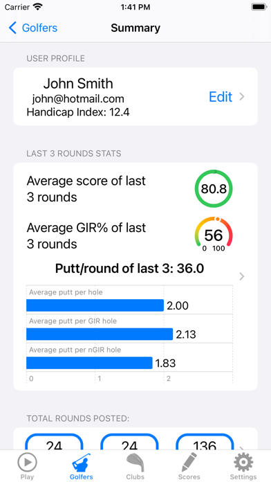 Screenshot #3 pour Golf GPS Rangefinder Scorecard