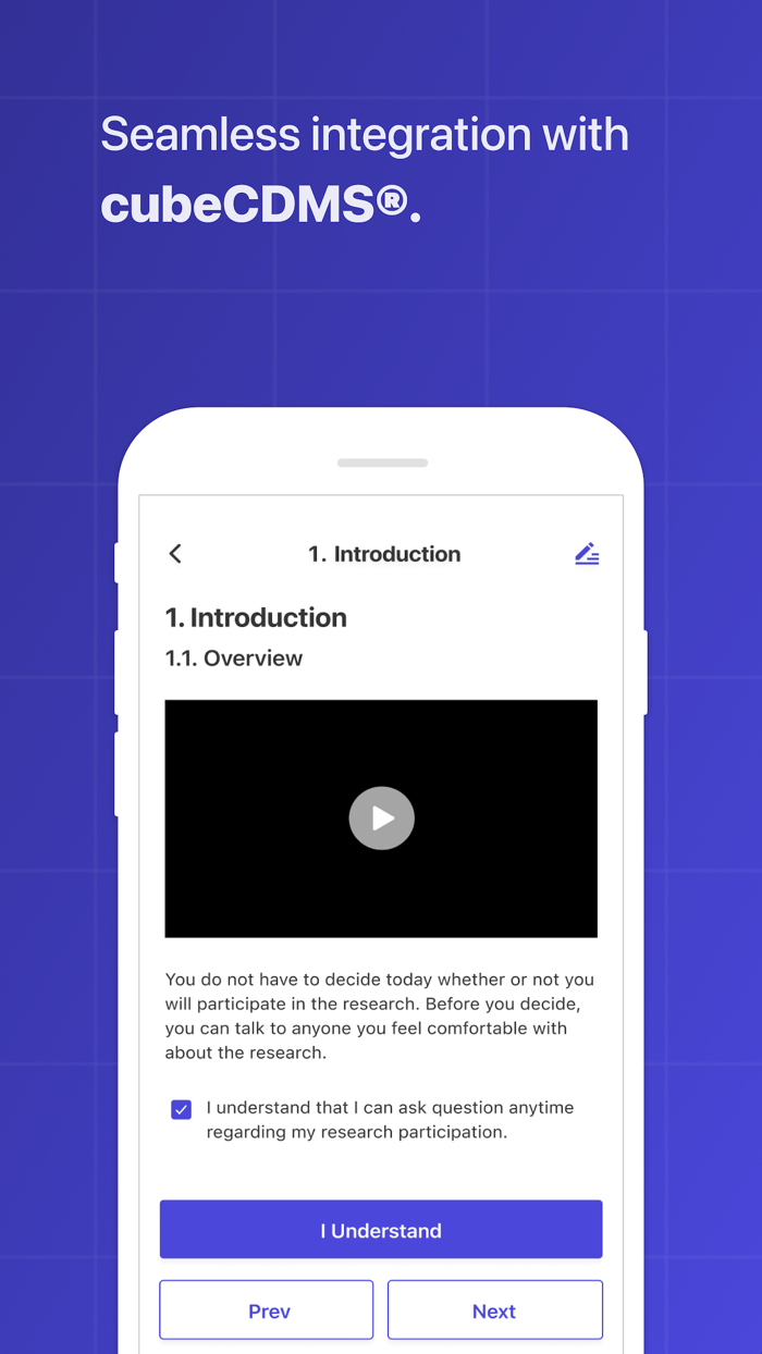 cubeCONSENT 3.0 - For Site INV