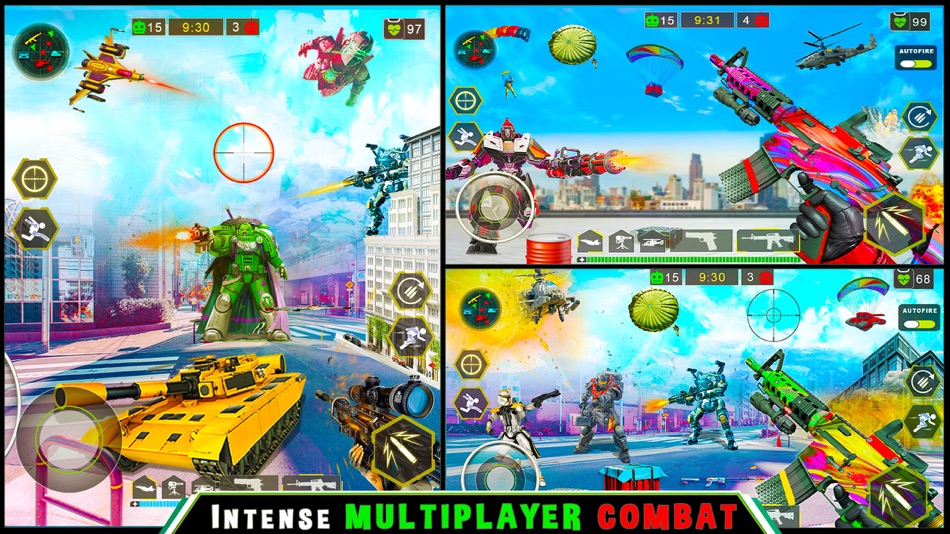 #2. Robots War FPS Shooting Games (iOS) 由: Malik Muhammad Waseem Akram