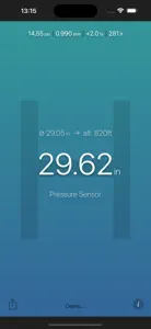 Air Pressure App screenshot #1 for iPhone