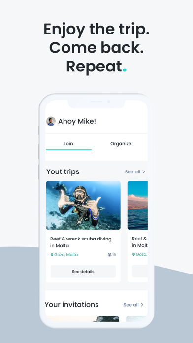 Rayzza! Trip Organization Tool Screenshot