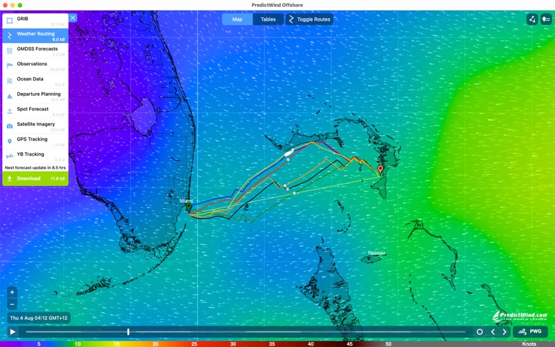 predictwind offshore weather iphone screenshot 1