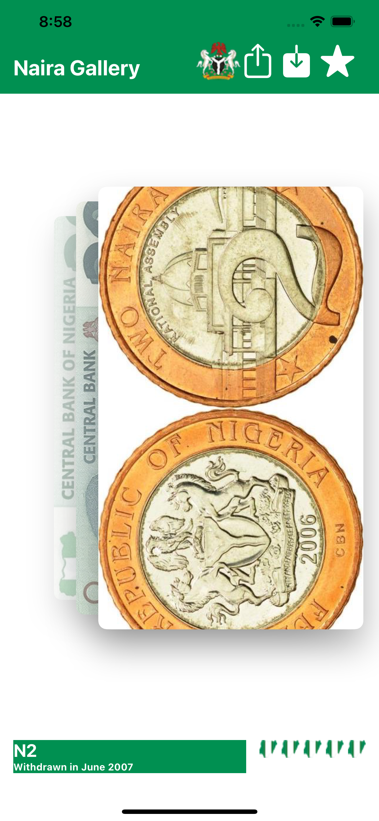 Nigerian Currency Gallery