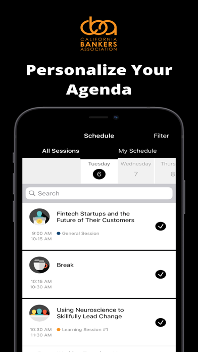 California Bankers Association Screenshot