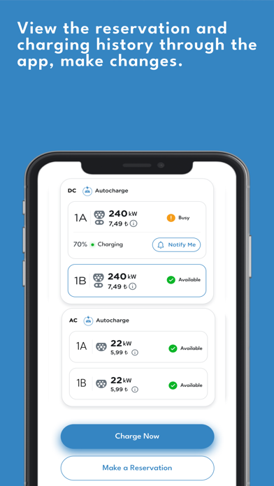 Electrip-EV Charging Stations Screenshot