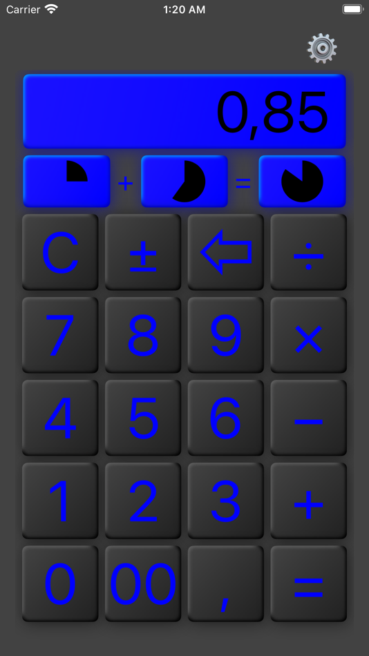 #5. @Calculator (iOS) Podle: Mikolaj Adamowicz