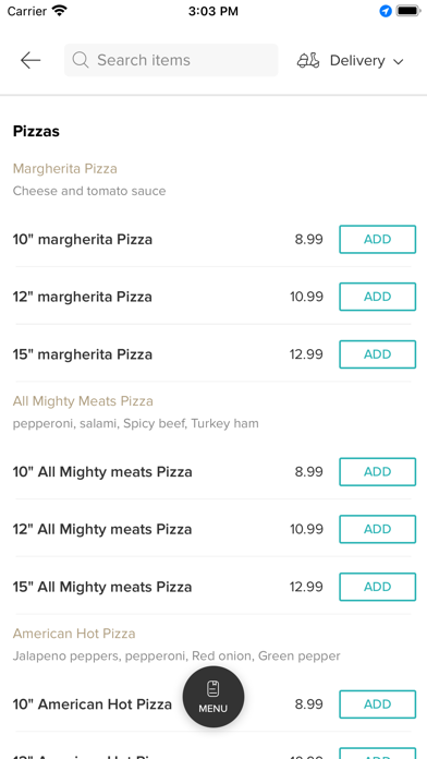 Munchiez Pizza & Grill Screenshot