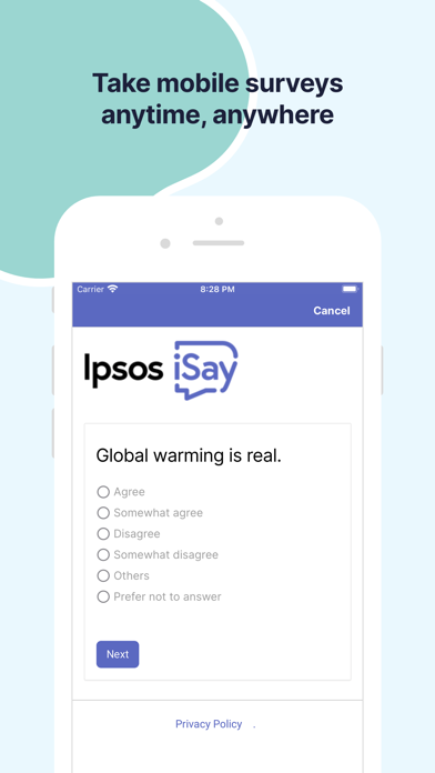 Ipsos iSay Screenshot