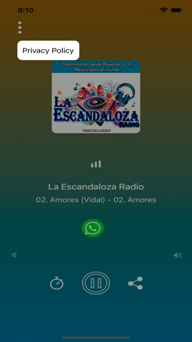 La Escandaloza Radio Screenshot