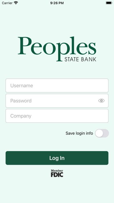 Bank Peoples mRDC Screenshot