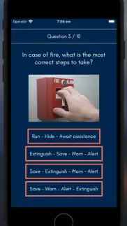 the fire safety quiz iphone screenshot 2