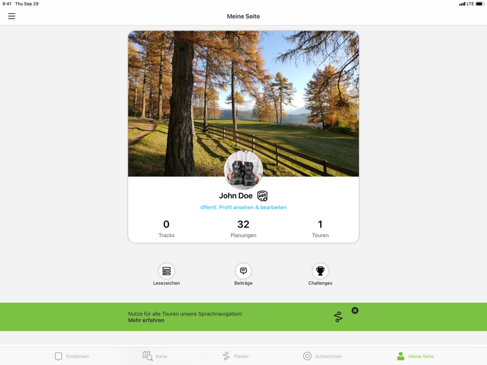 Tourenplaner Grünmetropole