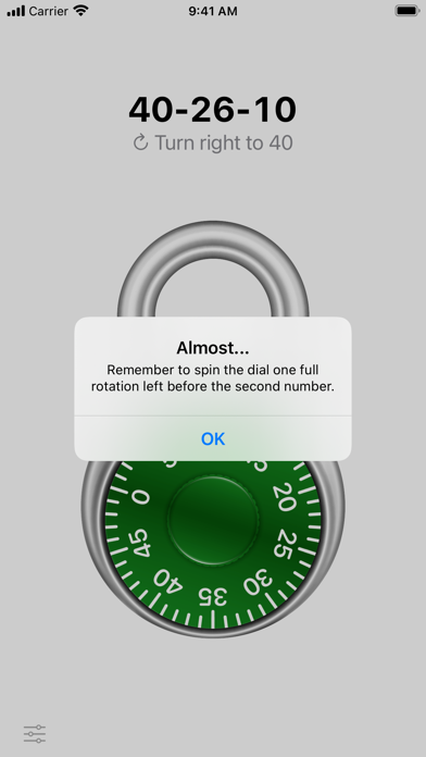 Practice Lock Screenshot