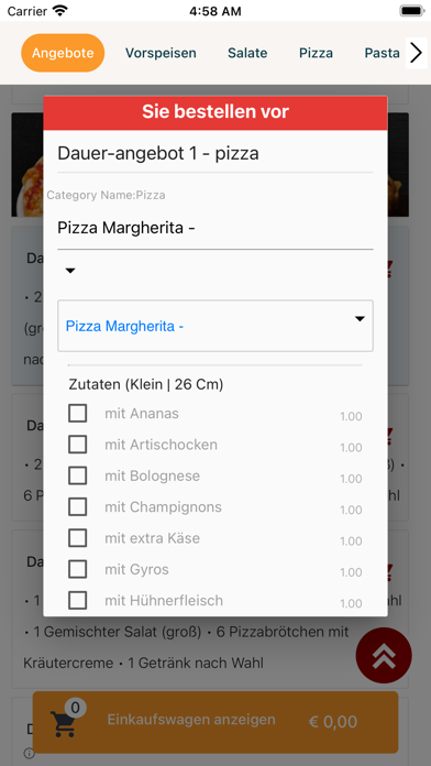 Weilbacher Schnitzelhaus Screenshot