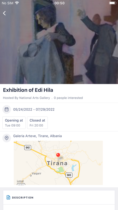 EYC TIRANA ArtCulture Screenshot