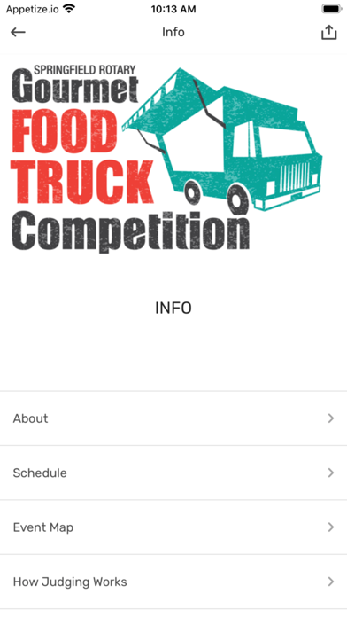 Springfield Food Truck Screenshot