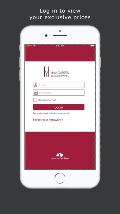 Hallgarten Wines Screenshot