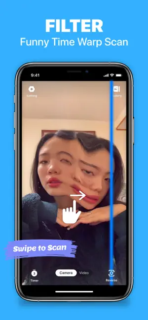 Screenshot 2 Time warp scan filter, slider iphone