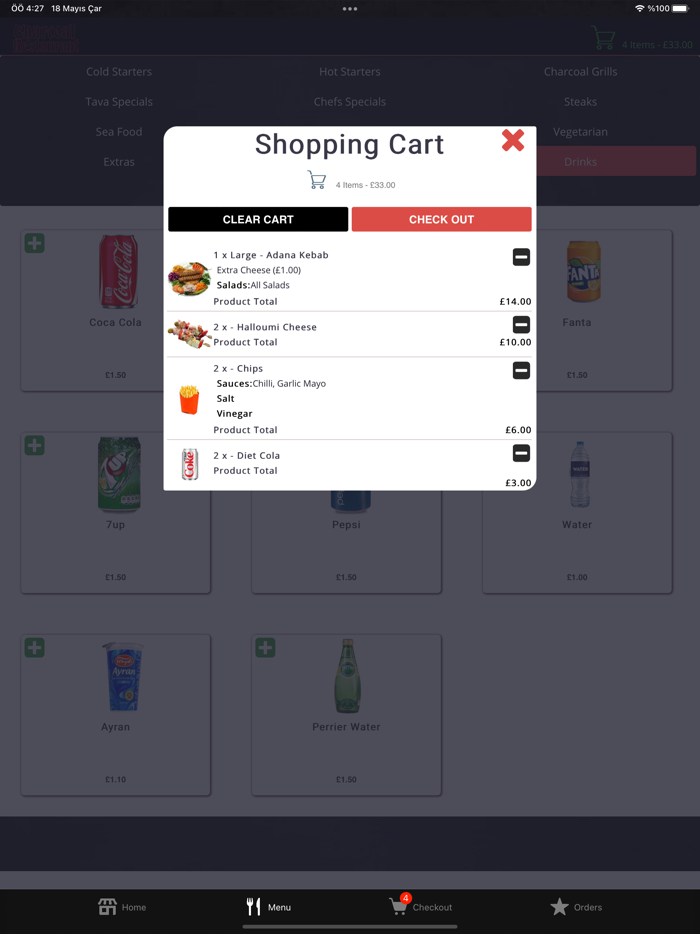 Charcoal Restaurant Turkish