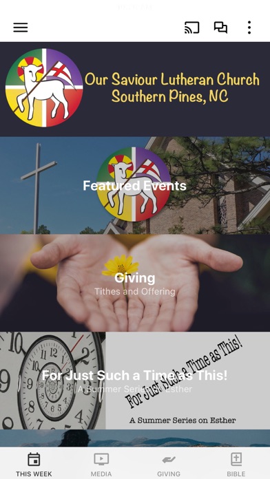 Our Saviour Lutheran Church Screenshot
