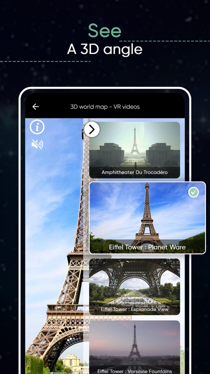 3D World Map : Famous Places