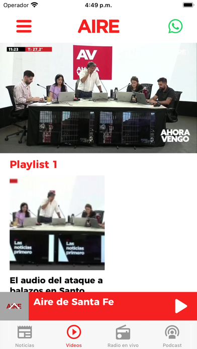 AIRE TV - Aire de Santa Fe Screenshot