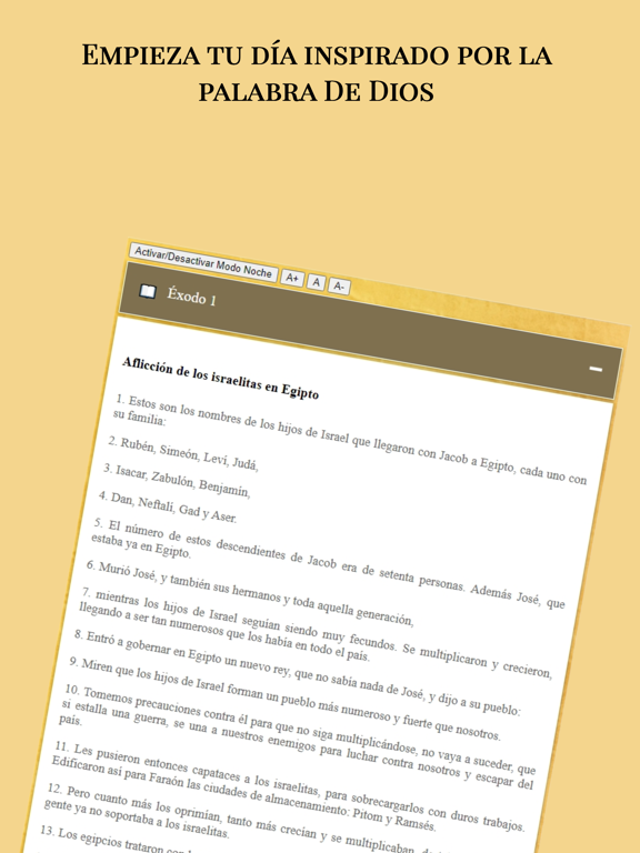 La Biblia Católica en Español iPad screenshot 2 - Reference app