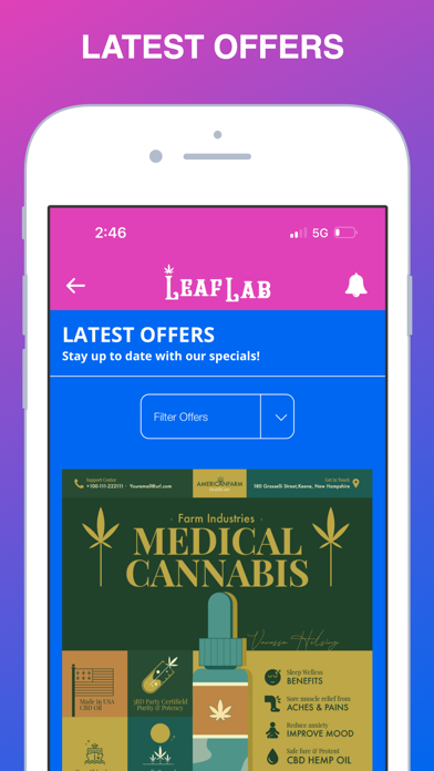 LeafLab Dispensary Screenshot