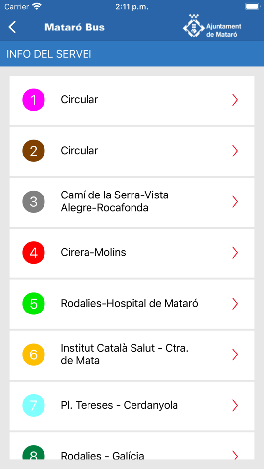 #2. Mataró Bus (iOS) 由: Avanza Spain, S.A.