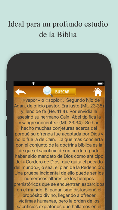 Diccionario Biblico Screenshot